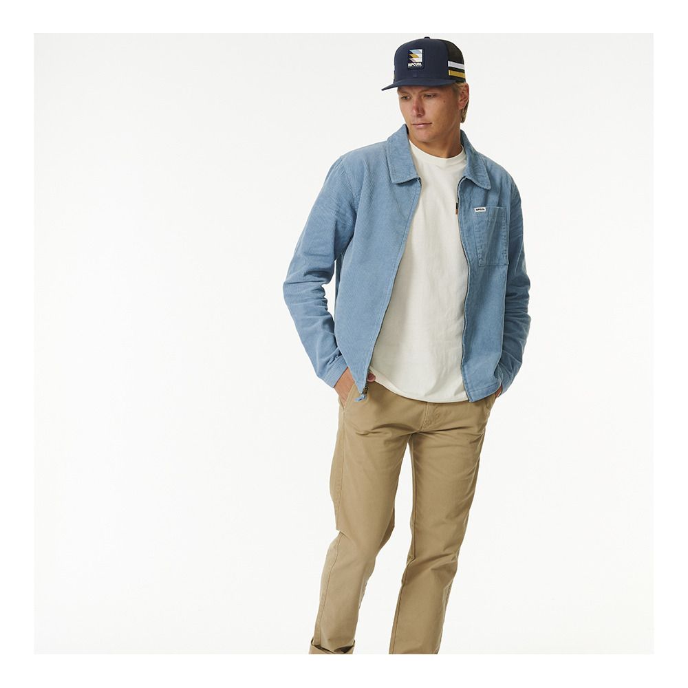 Rip Curl SURF REVIVAL CORD - Veste Homme dusty blue