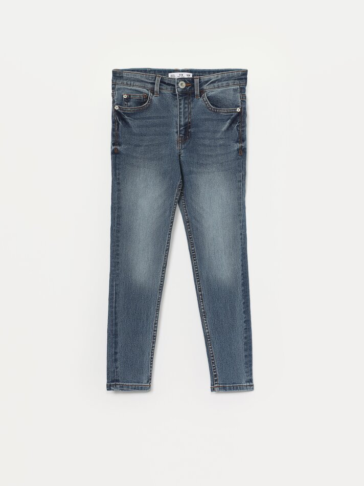 Calça jeans super skinny - Azul Comissária de Bordo