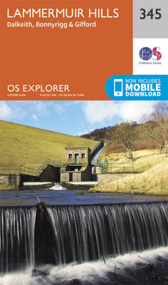 Lammermuir Hills - OS Explorer Map 345 (Sheet map, folded)