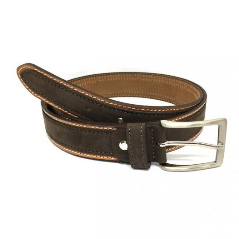 Milano Belts Heren Centuur Como Donkerbruin