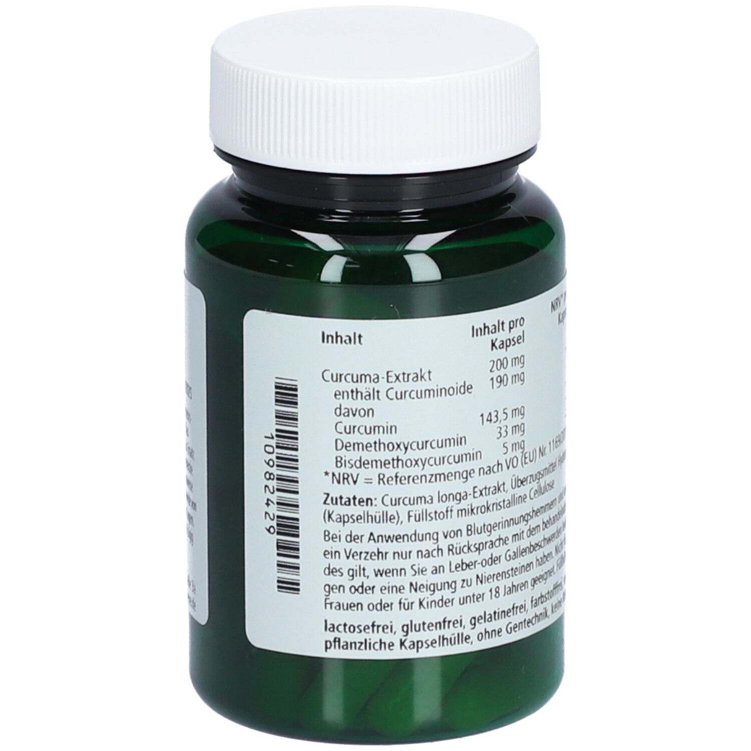 green line NUTRITHEKE Curcuma Kapseln