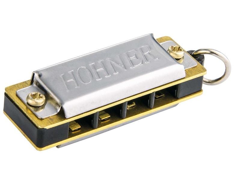 Hohner Mundharmonika Miniature Mini Harp – C-Dur Mini-Mundharmonika aus Kunststoff
