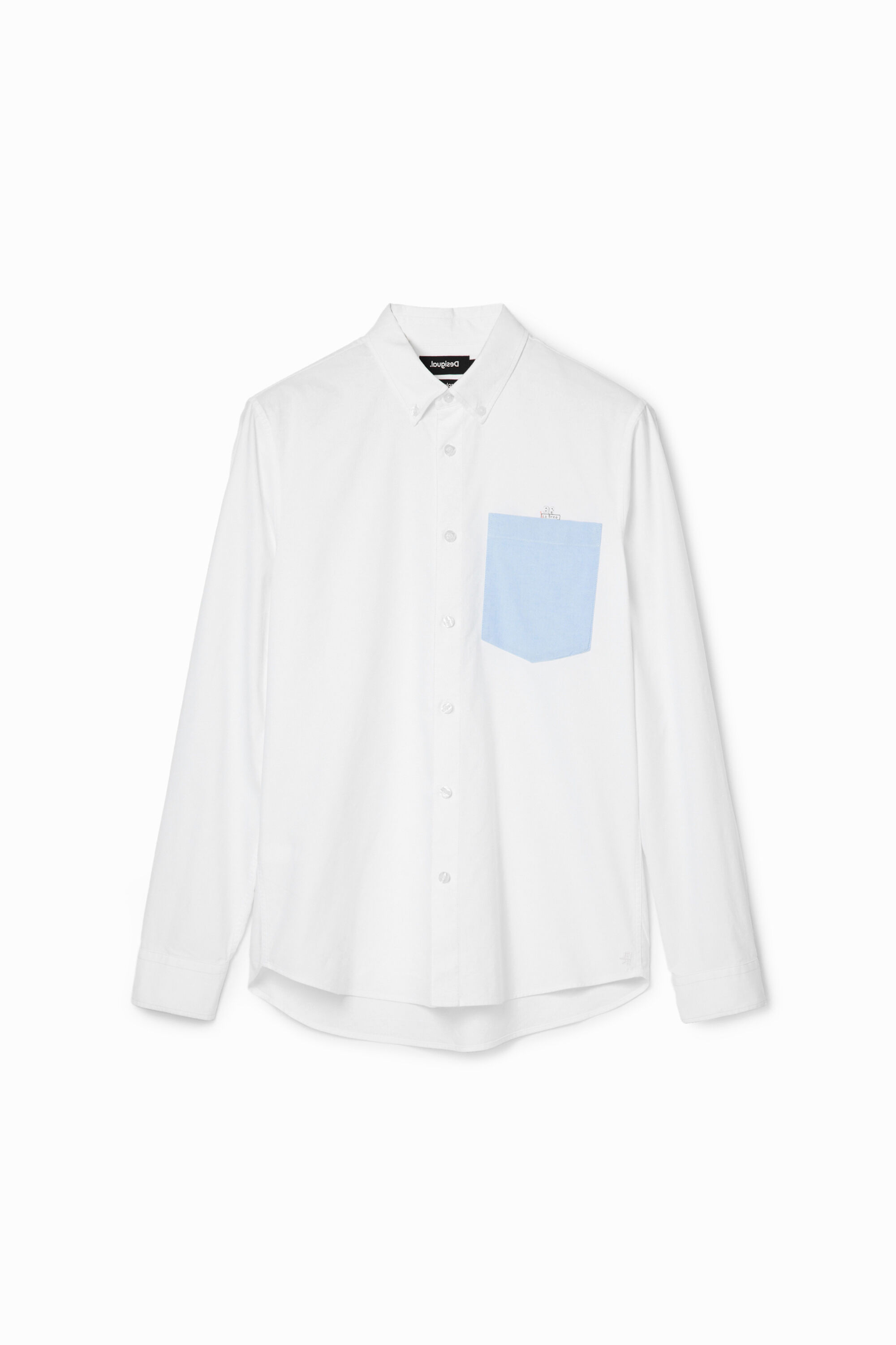 Chemise unie poches