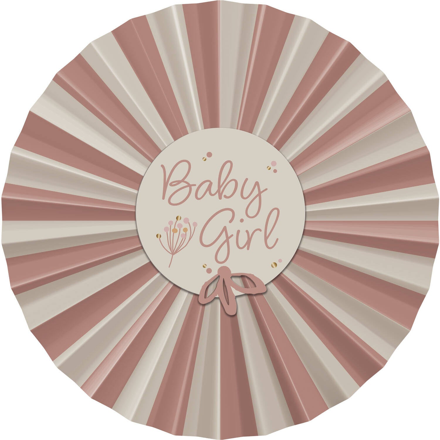 Geboorte Papieren Waaiers Babygirl 3st