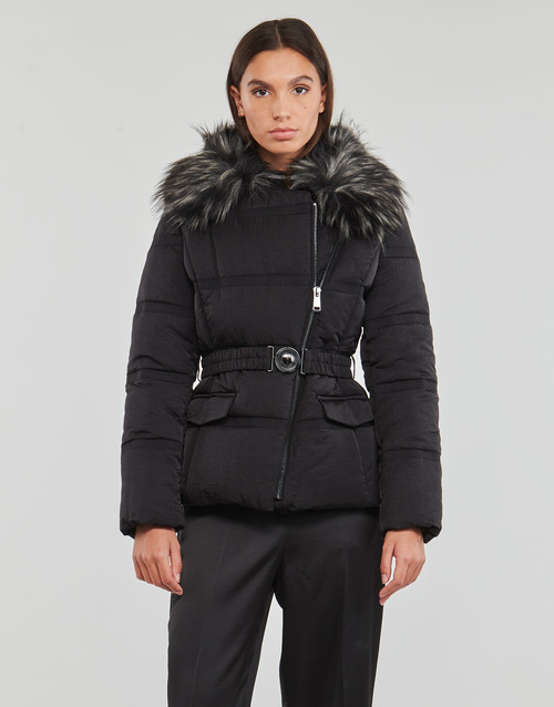 Guess - MARISOL SHORT BELTED JACKET - Noir