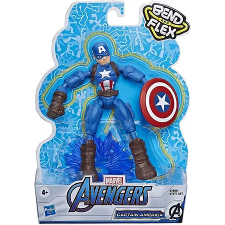 Hasbro Marvel Avengers Bend And Flex - Captain America