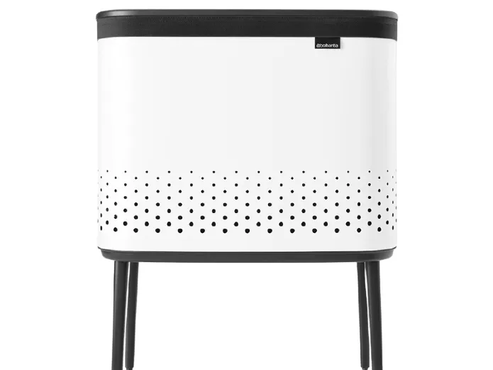 Brabantia 200502, 60 L, Rektangulær, MDF, Hvid, Sort