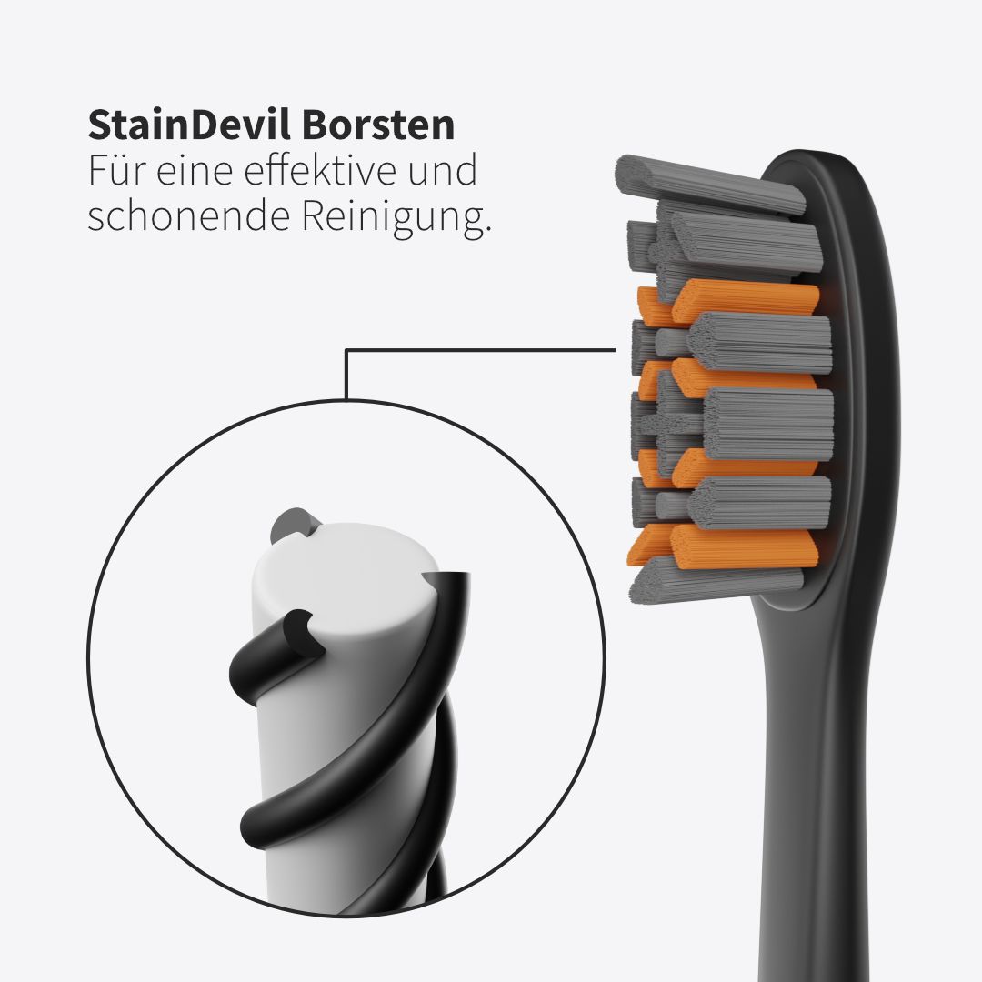 Zahnheld Bürstenkopf Pro X-Clean weiß (6 Stück)