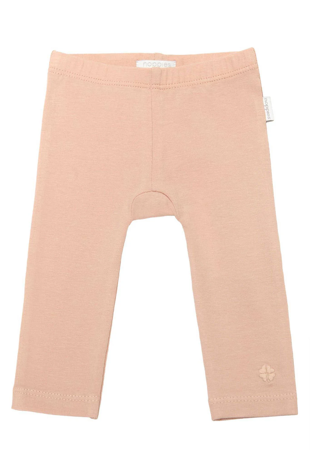 Noppies baby regular fit legging Naranja met katoen roze