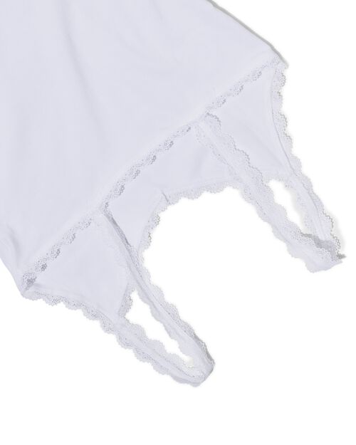 débardeur femme dentelle blanc