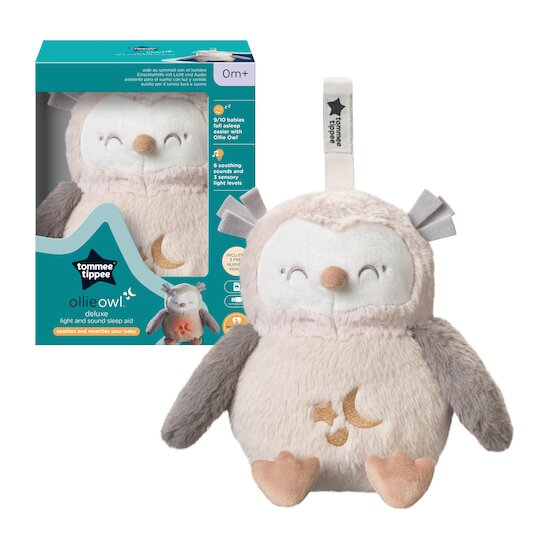 Peluche lumineuse et sonore Deluxe Grofriend   Ollie la Chouette         de               Tommee Tippee