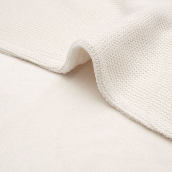 Jollein Basic Knit Ledikantdeken - Fleece - Wild Rose