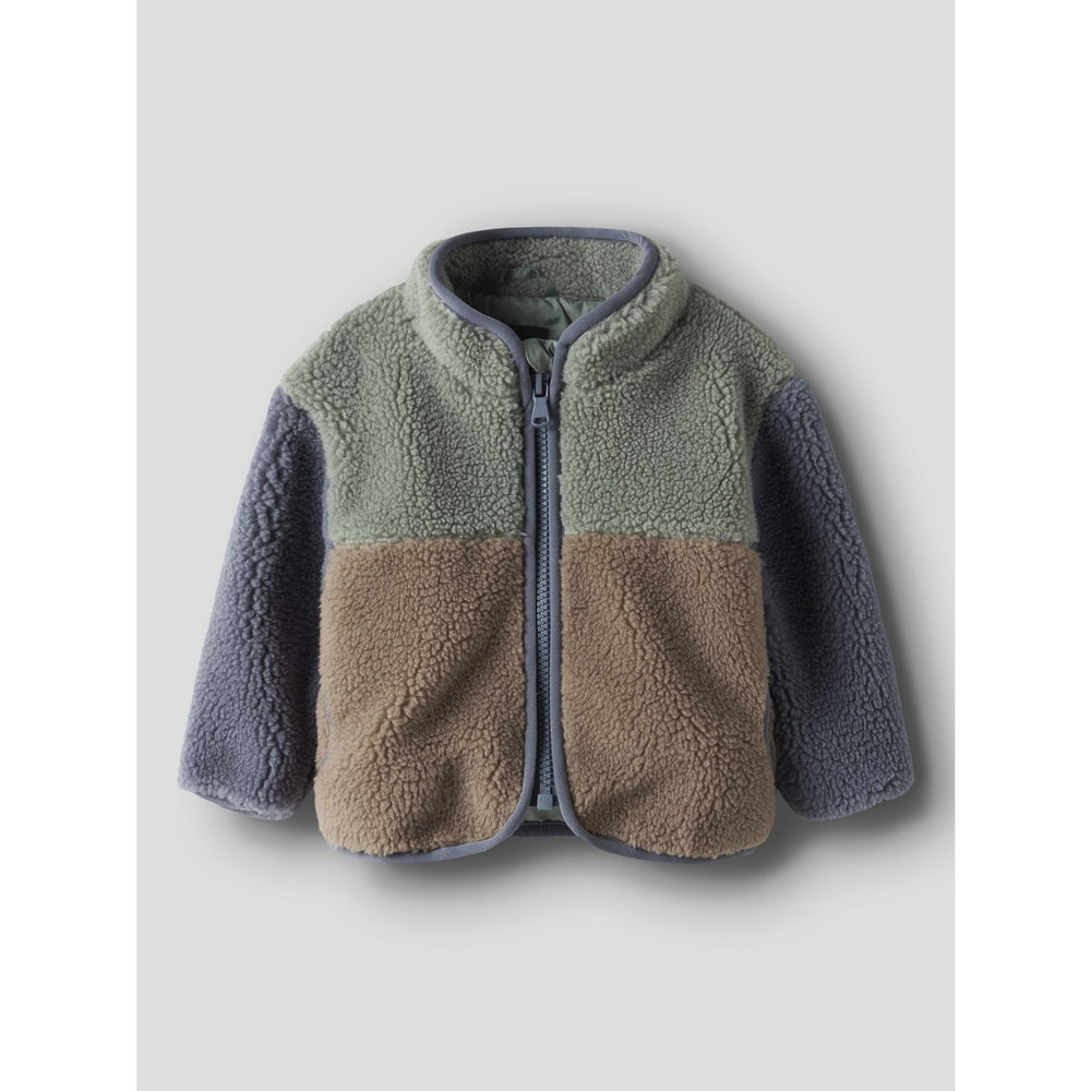 Køb Name It Chinois Green Nbmmimba Sherpa Jakke