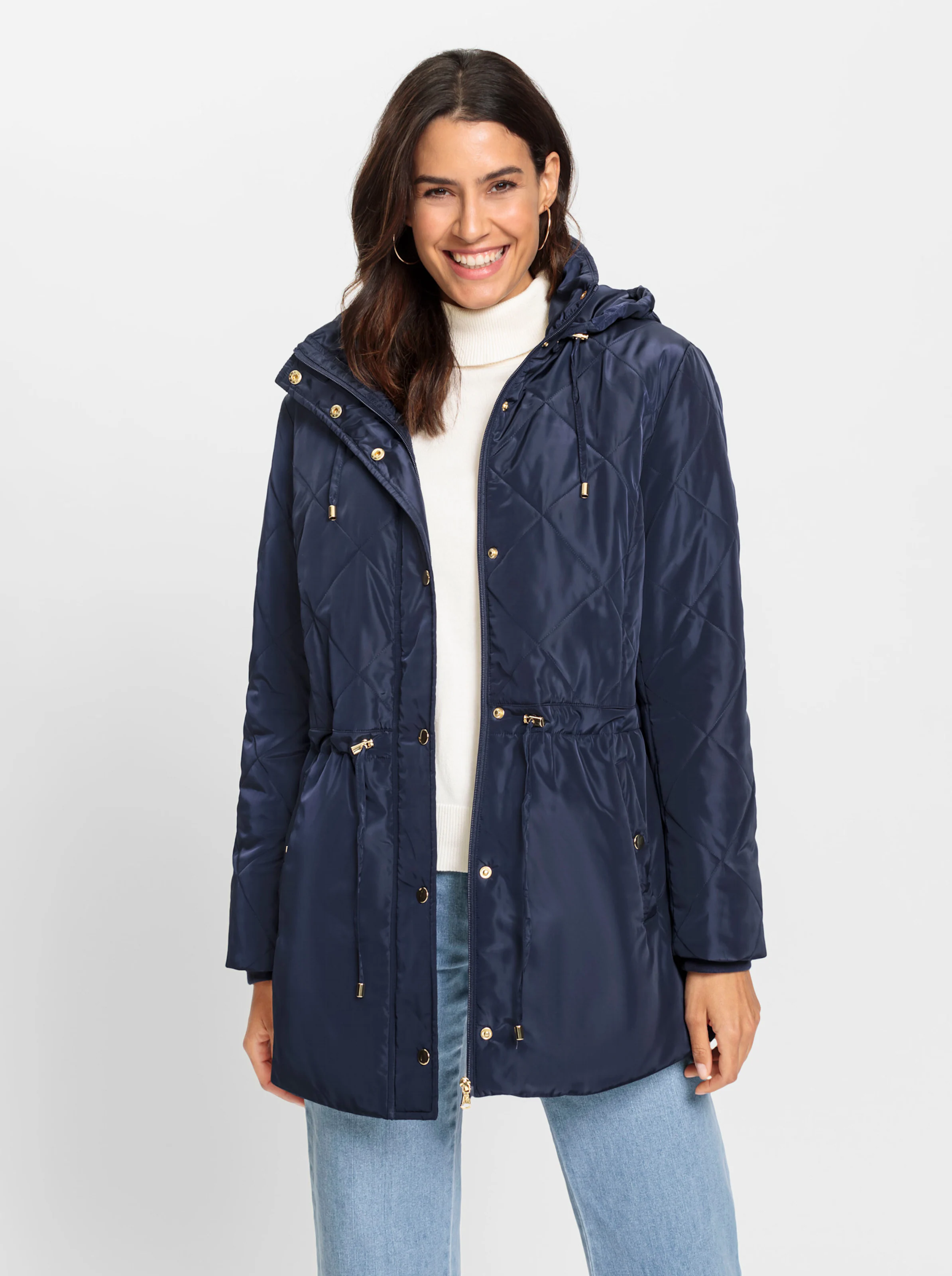 Jacke in marine