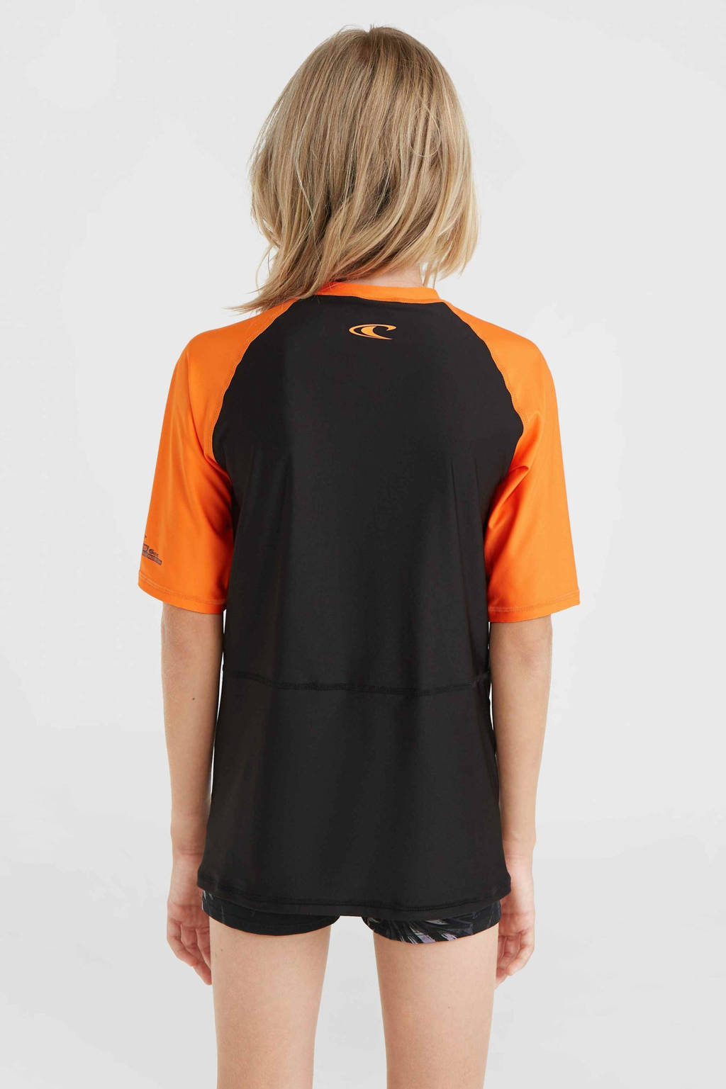 UV T-shirt Cali zwart/oranje