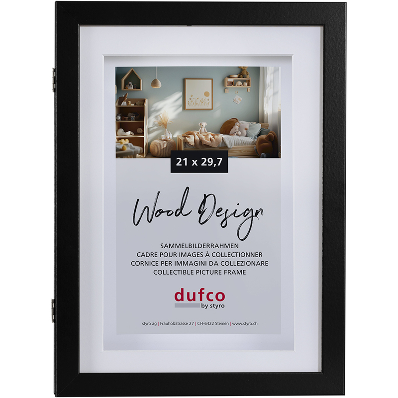 Dufco Bilderrahmen MemoryFrame, 21 x 29.7 cm, schwarz