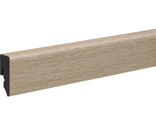 PVC plint KU48L eiken beige FOEI530 15 x 38,5 x 2400 mm