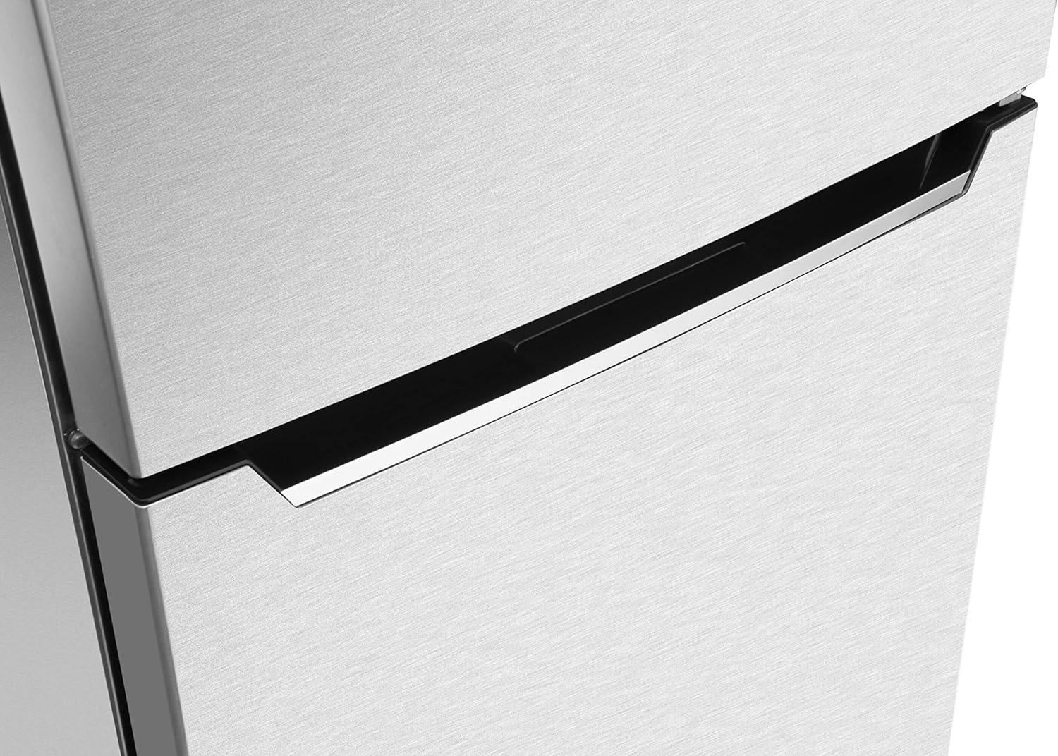 Amica Kühl Gefrierkombination freistehend 144 cm 157 l Nutzinhalt mit Superkühlfunktion und Supergefrierfunktion, Edelstahloptik