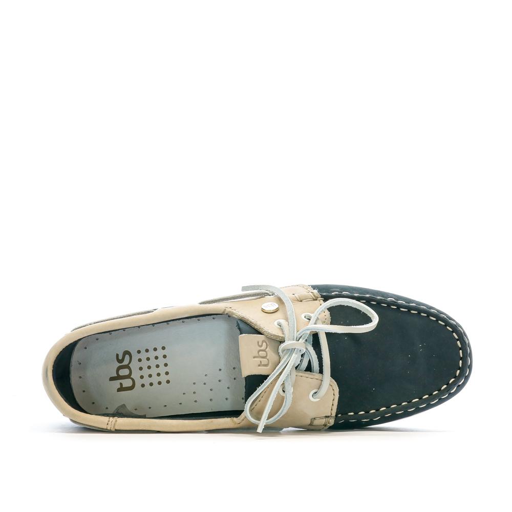 TBS Chaussures bateaux Marine/Écru Femme TBS PALMELA