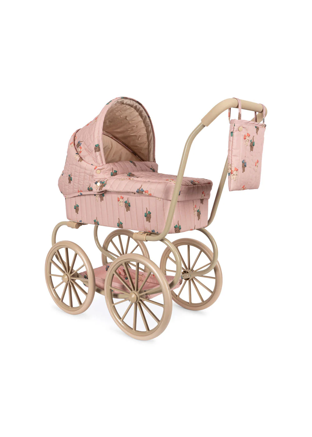 Minnie dukkebarnevogn - bow kitty pink - OS