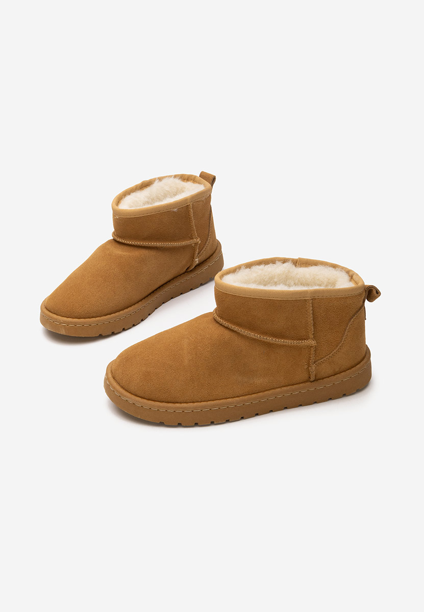Bottines femme en cuir chameau Annisia