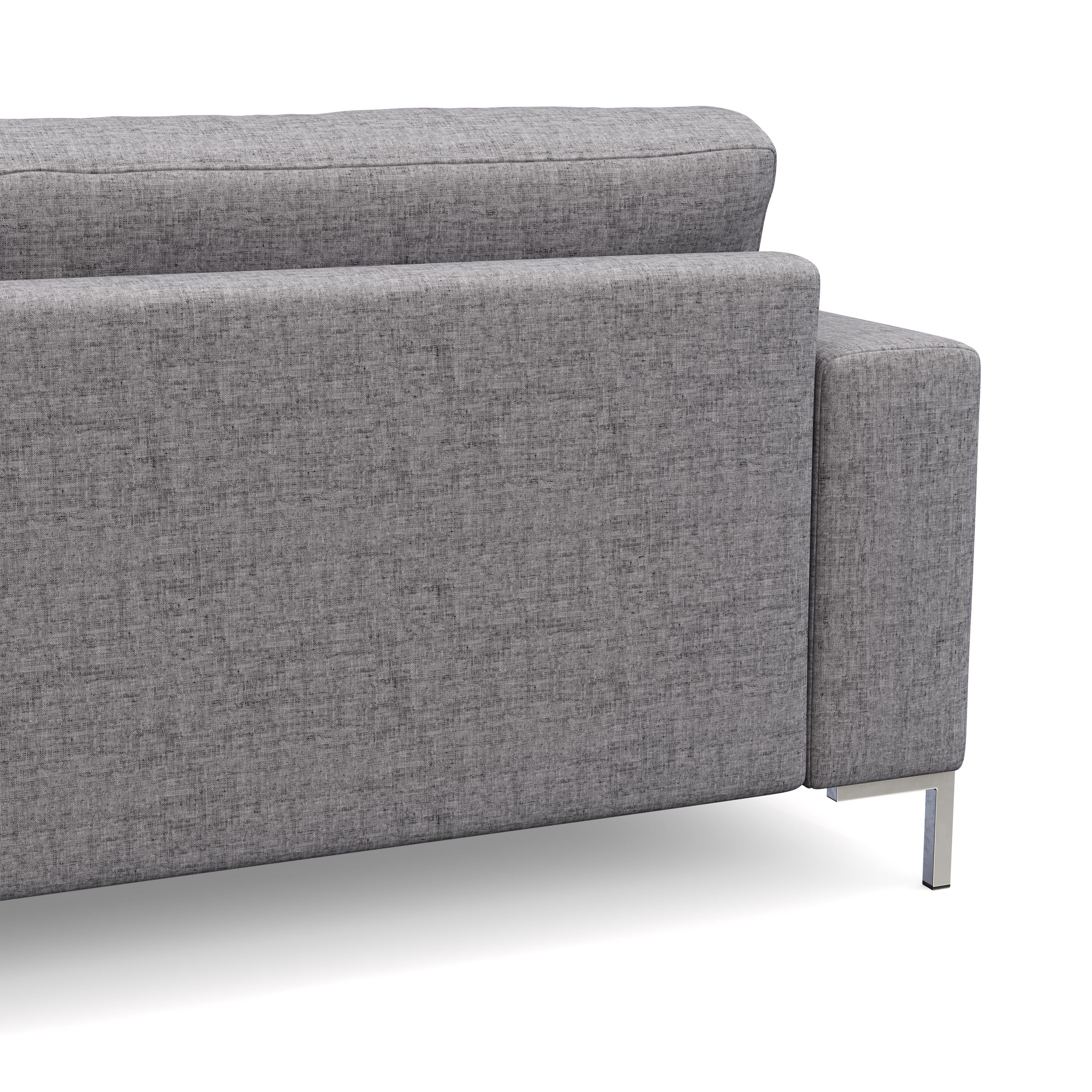 Sofa NOREEN 3-Sitzer grau