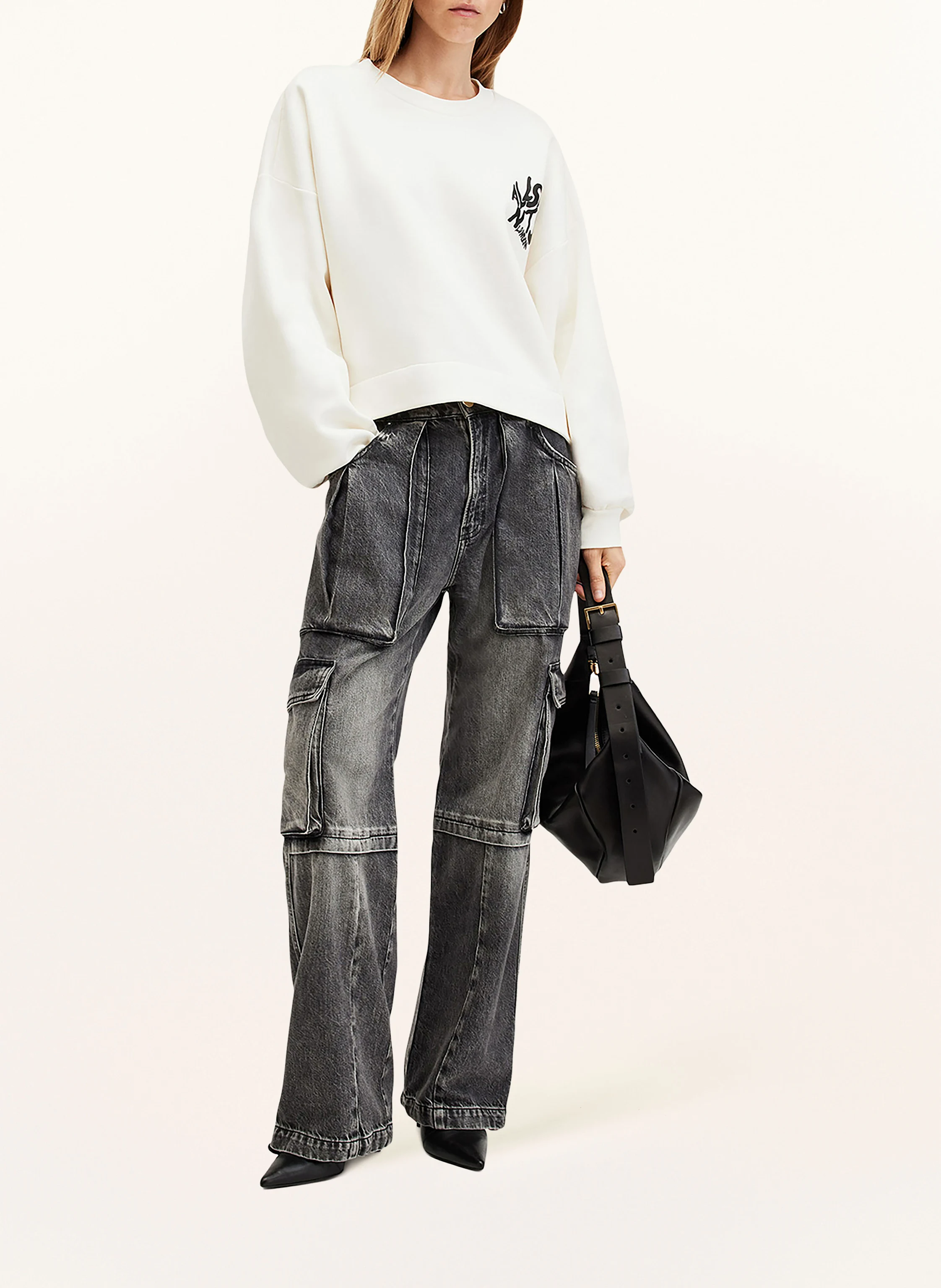 ALLSAINTS Oversized-Sweatshirt ORLANDO