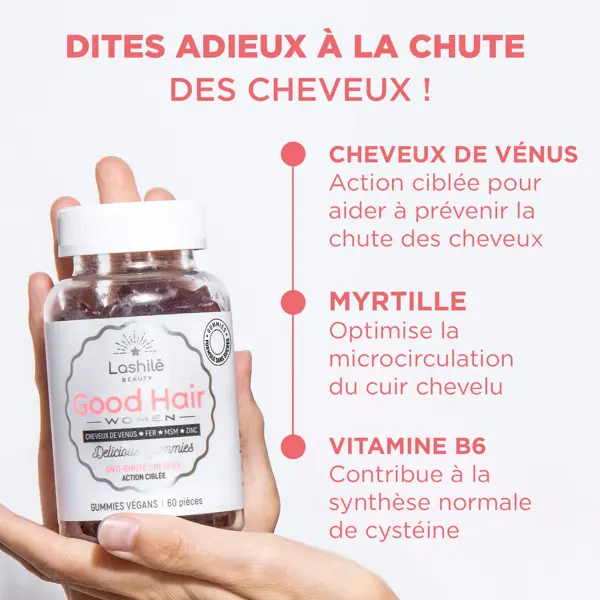 Lashilé Beauty Good Hair Mulheres Antiqueda 180 Gomas