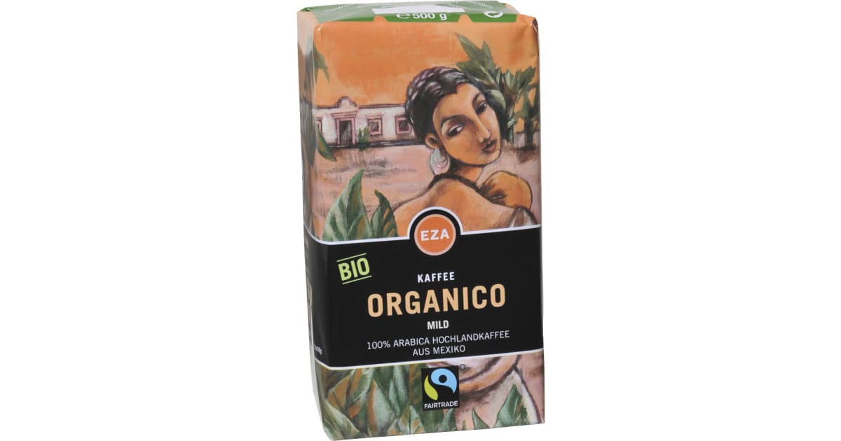 EZA Bio Kaffee Organico Mild gemahlen