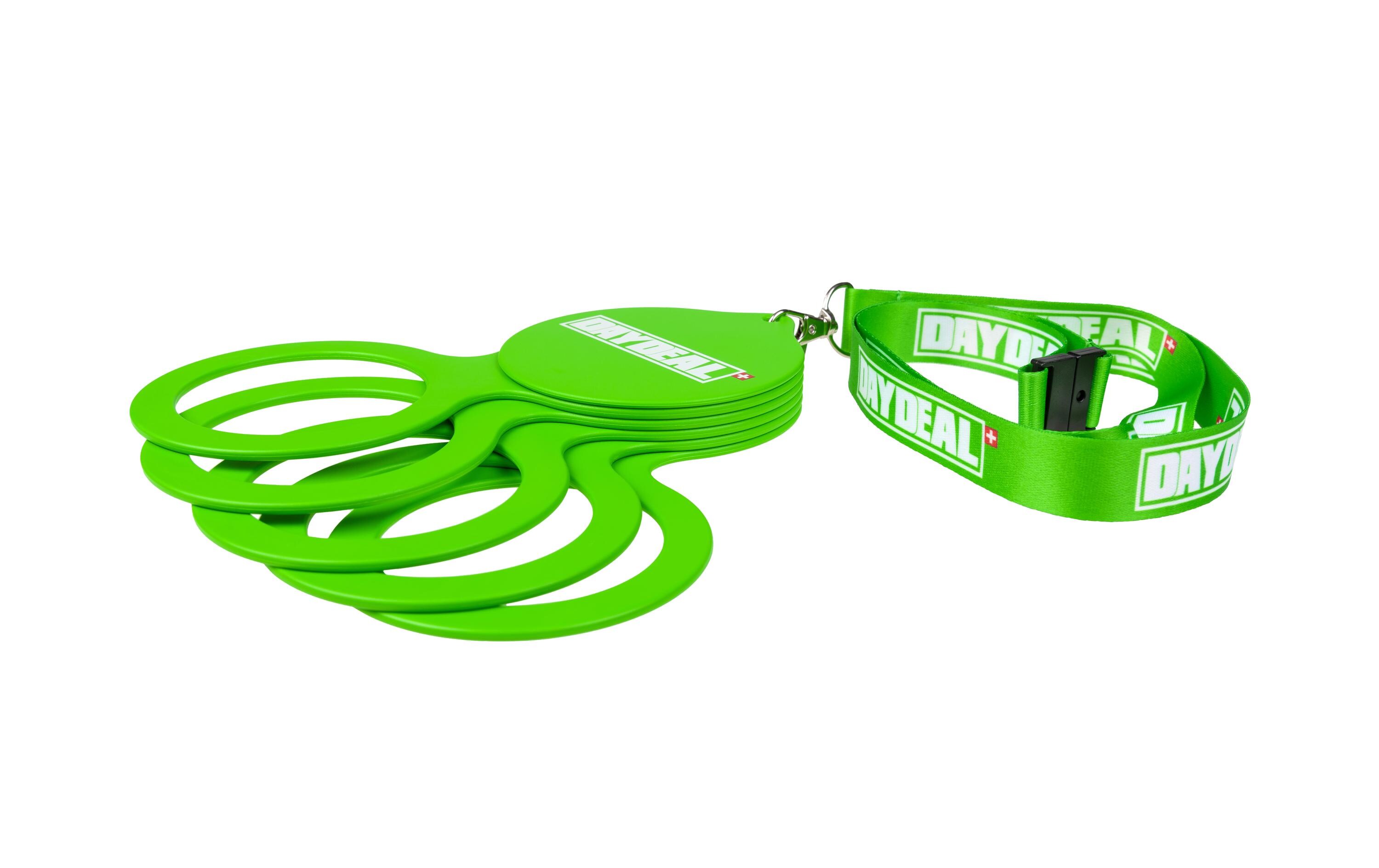 Becherhalter DayDeal CollectionAusklappbarer Halter für 6 Becher, grün