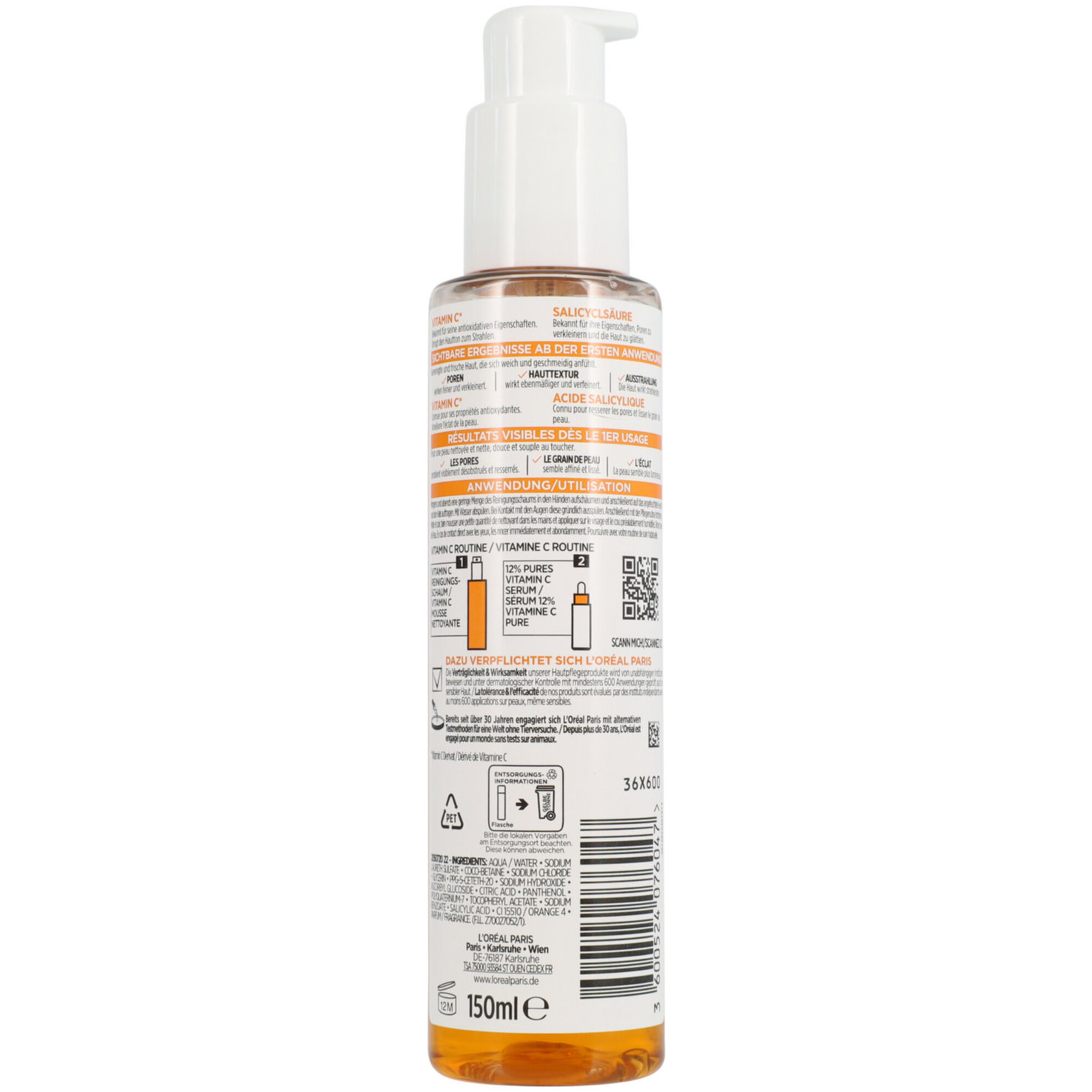 L'Oréal Paris Revitalift Clinical Vitamin C Reinigungsschaum