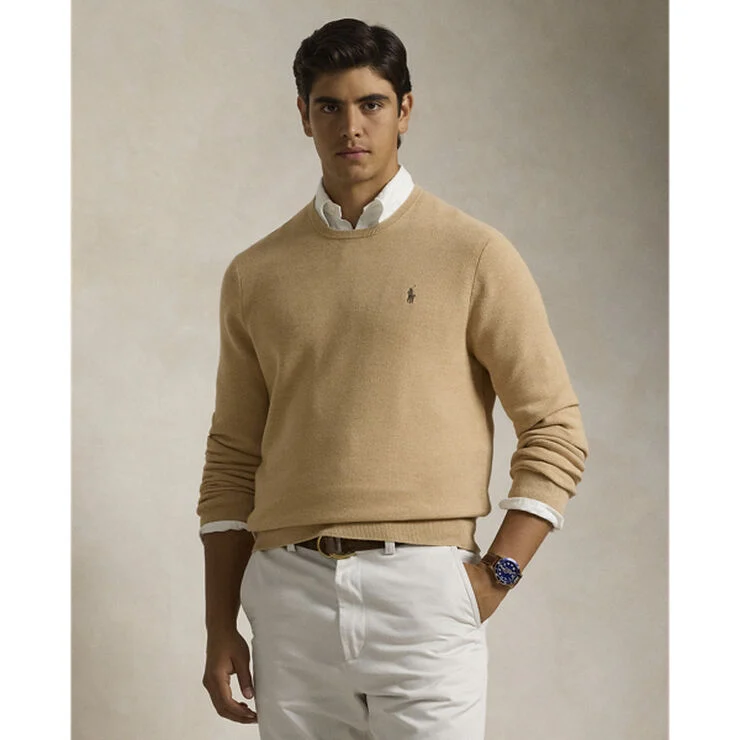 Polo Ralph Lauren 32/2 COTTON-LSL-PLO Camel melange