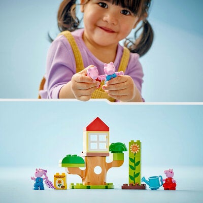 LEGO DUPLO Peppa Pig 10431 Peppa Gris med hage og trehytte