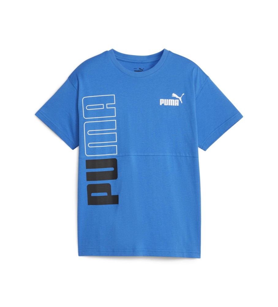 Camiseta Puma Power Colorblock, azul