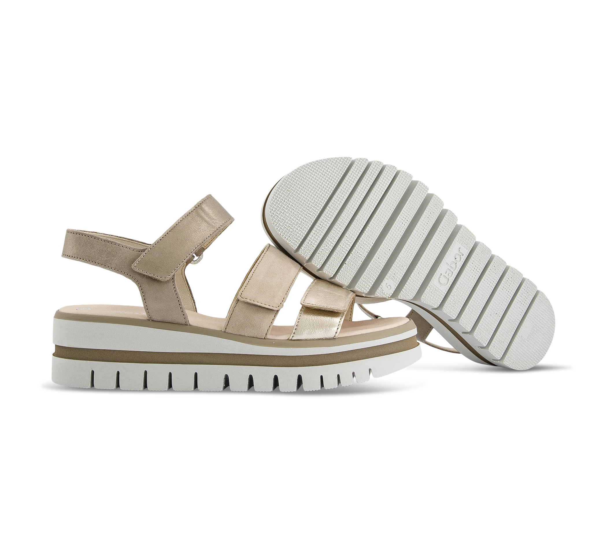 Gabor Keilsandaletten beige/taupe