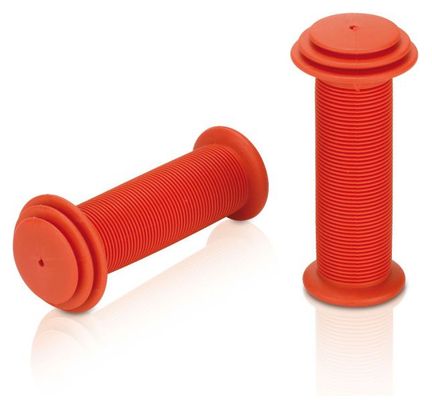 Paire de Grips XLC GR-G18 Enfants 100 mm Rouge