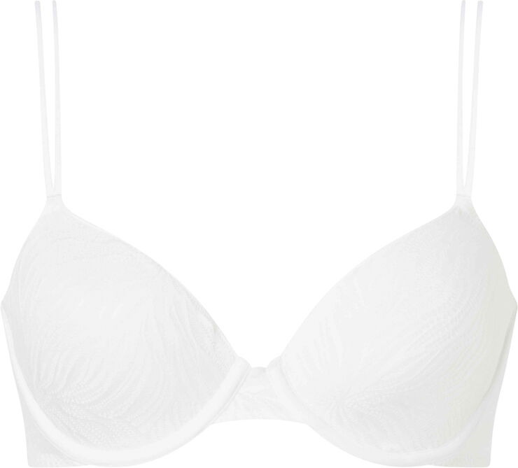Calvin Klein Lightly lined demi-plunge bra White