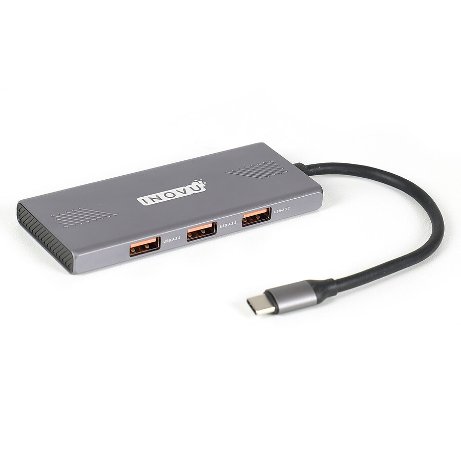 INOVU Hub USB-C vers 3 USB-A, 3 USB-C et 1 USB-C 100W