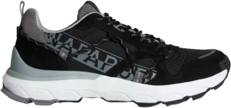 Napapijri Zwarte Lage Sneakers Alpinevert