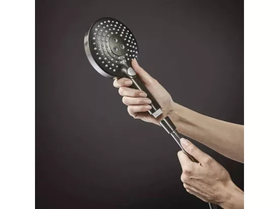 Flexible de douche 1,60 m HANSGROHE Isiflex noir chromé brossé