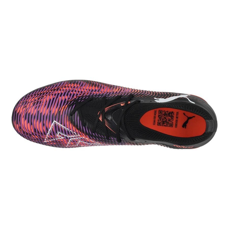 PUMA Future 8 Match FG/AG Unlimited - Noir/Blanc/Glowing Red