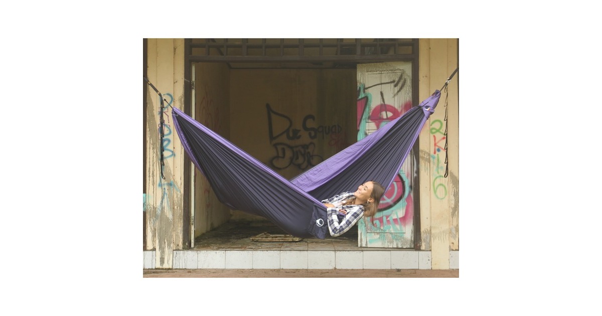 Ticket to the MoonKing Size hangmat Navy Blue / Purple  (Blauw/paars, TMK0630)