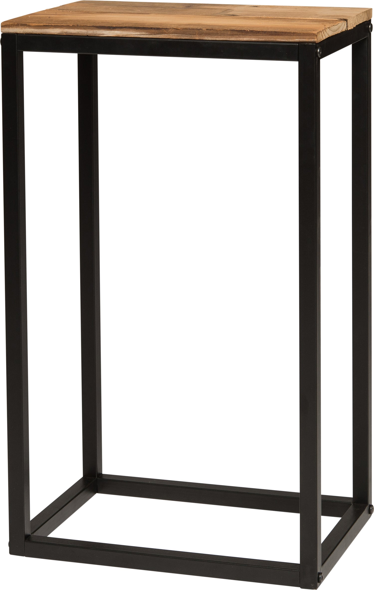 Intratuin plantenkruk zwart / naturel 35 x 24 x 60 cm