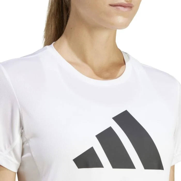 adidas Dame T-shirts Run It Tee Hvid