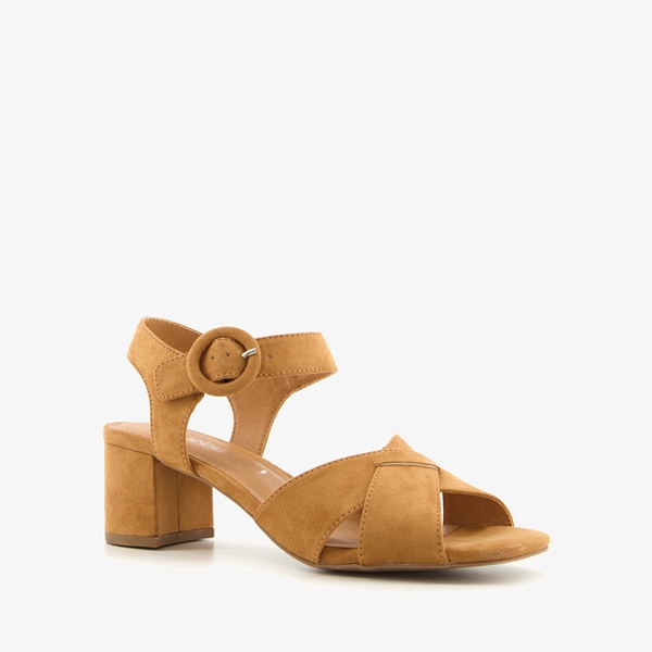 Blue Box dames sandalen met hak bruin