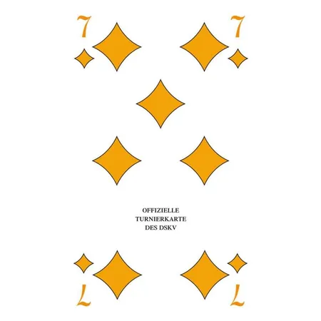 Ravensburger Klassisches Skatspiel, Offizielle Turnierkarte des DSkV, 32 Karten in Klarsicht-Box
