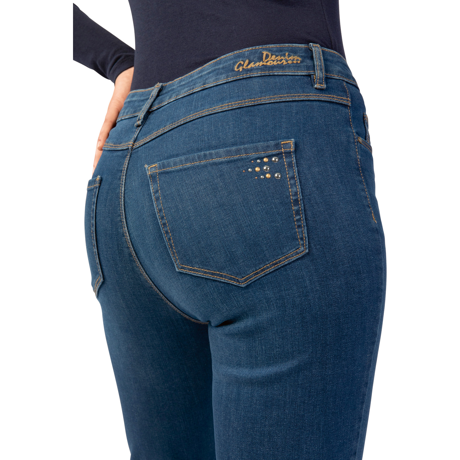 Stooker Damen-Jeans Zermatt deep blue
