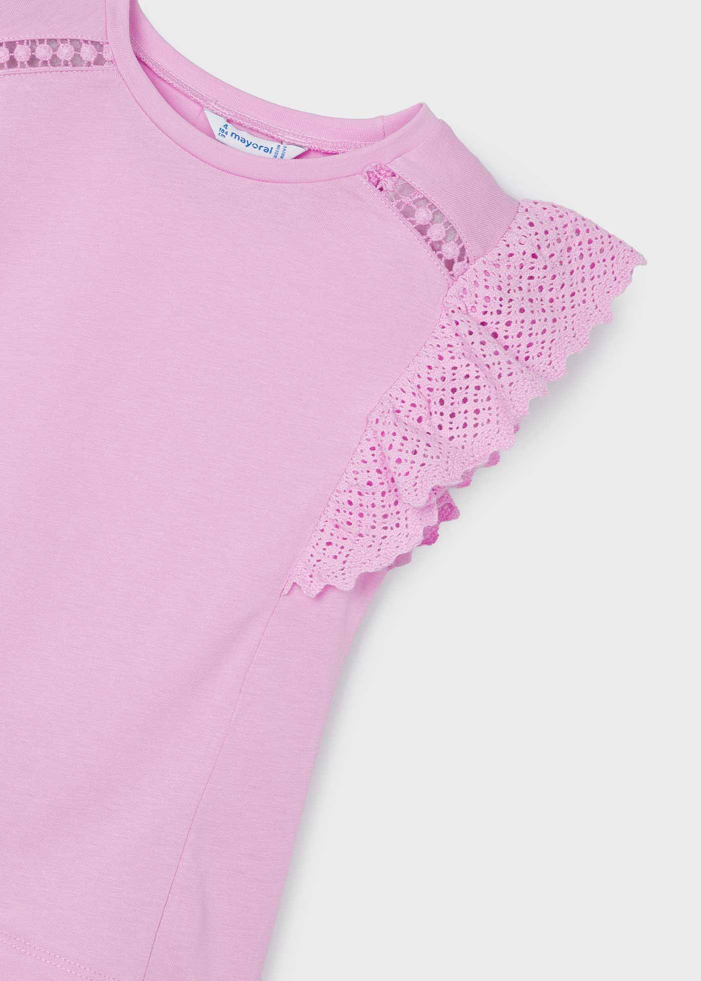 Camiseta de crochê Better Cotton para meninas