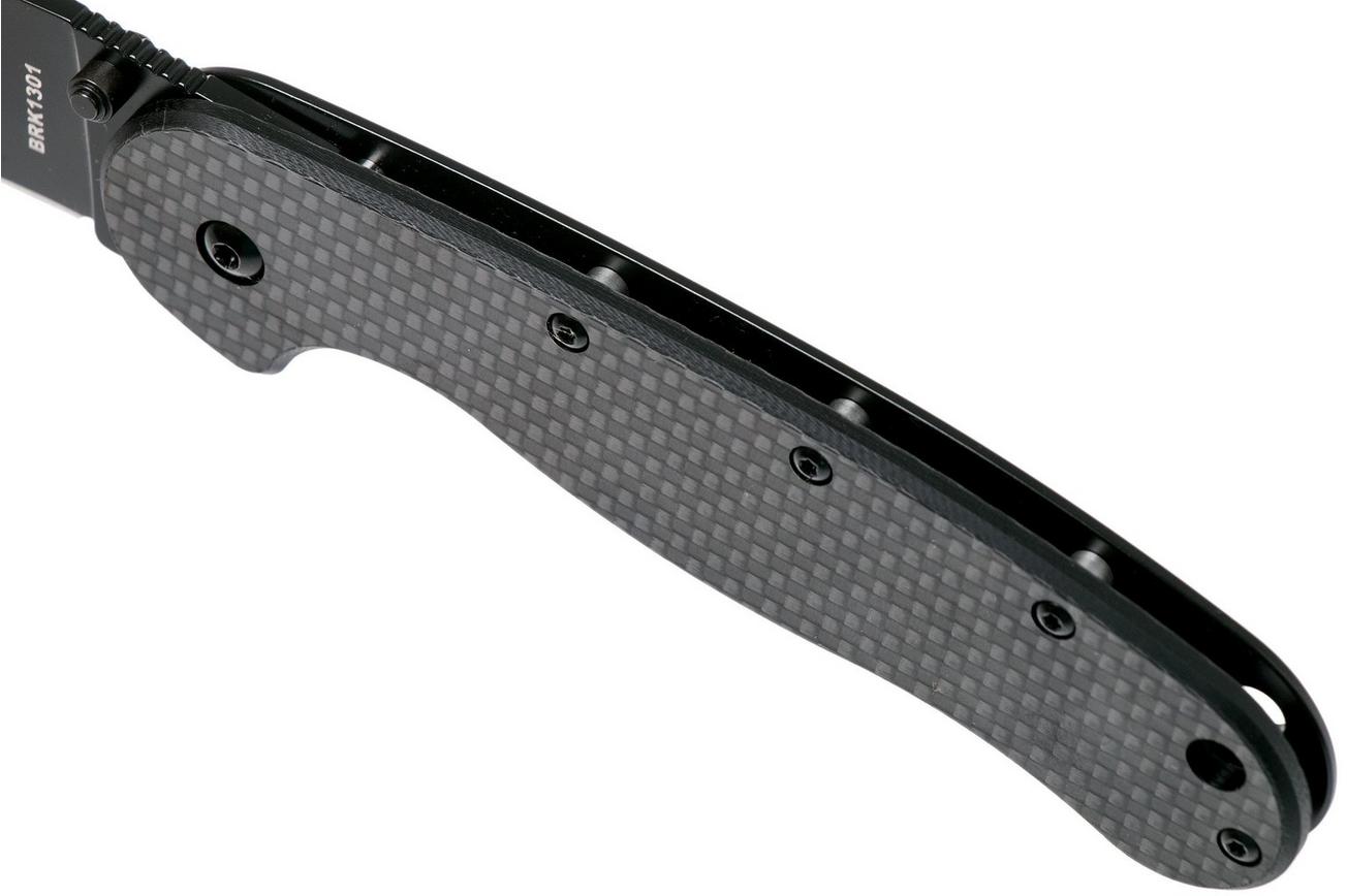 ESEE Avispa zakmes, black D2 blade, carbonfiber handle BRK1302CFB