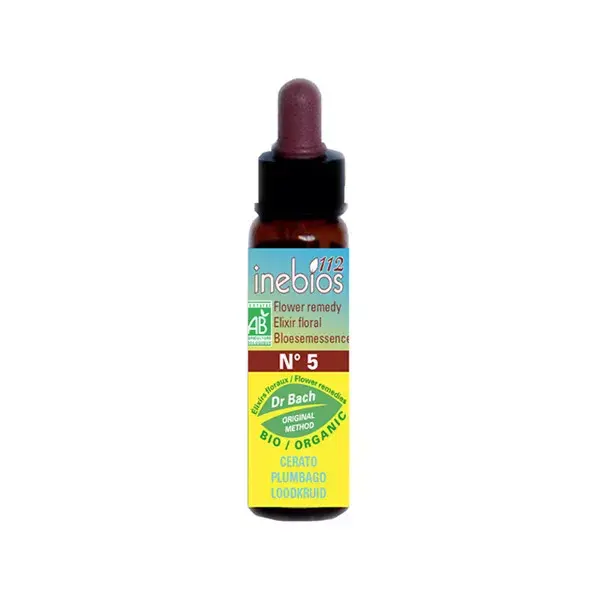 Inebios Flor de Bach n°5 Cerato - Plumbago Bio 10ml